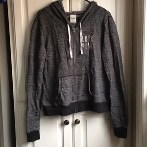 Victoria secrets - Pink grey zip up